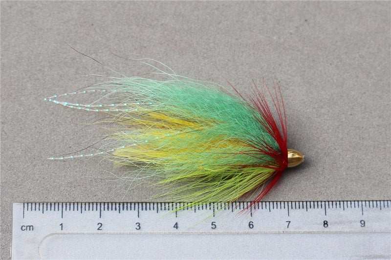 Tigofly 40 pcs/lot 2"" Weighted Cone Head Tube Fly 5 Colors Assorted Streamer Salmon Trout Steelhead Fly Fishing Flies Lures Set - Image 3
